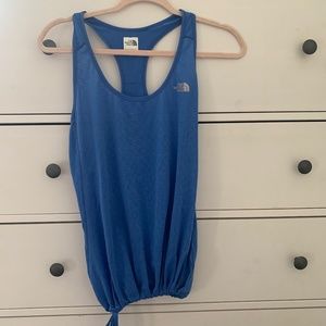 North Face Blue Open Back Stylish Workout Top